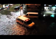 Автомобили под водой в Манхэттене